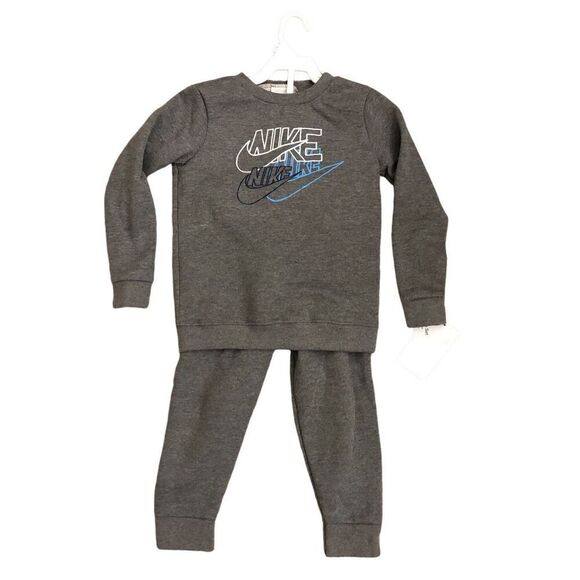 Nike Toddler 2 Piece Crewneck Sweatsuit Size 4T - Picture 1 of 6